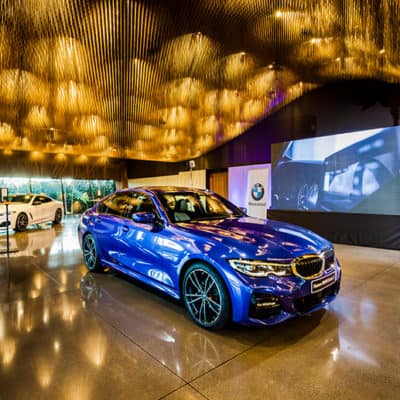 Presentación del nuevo BMW Serie 3 en Finca Montesqueiro
