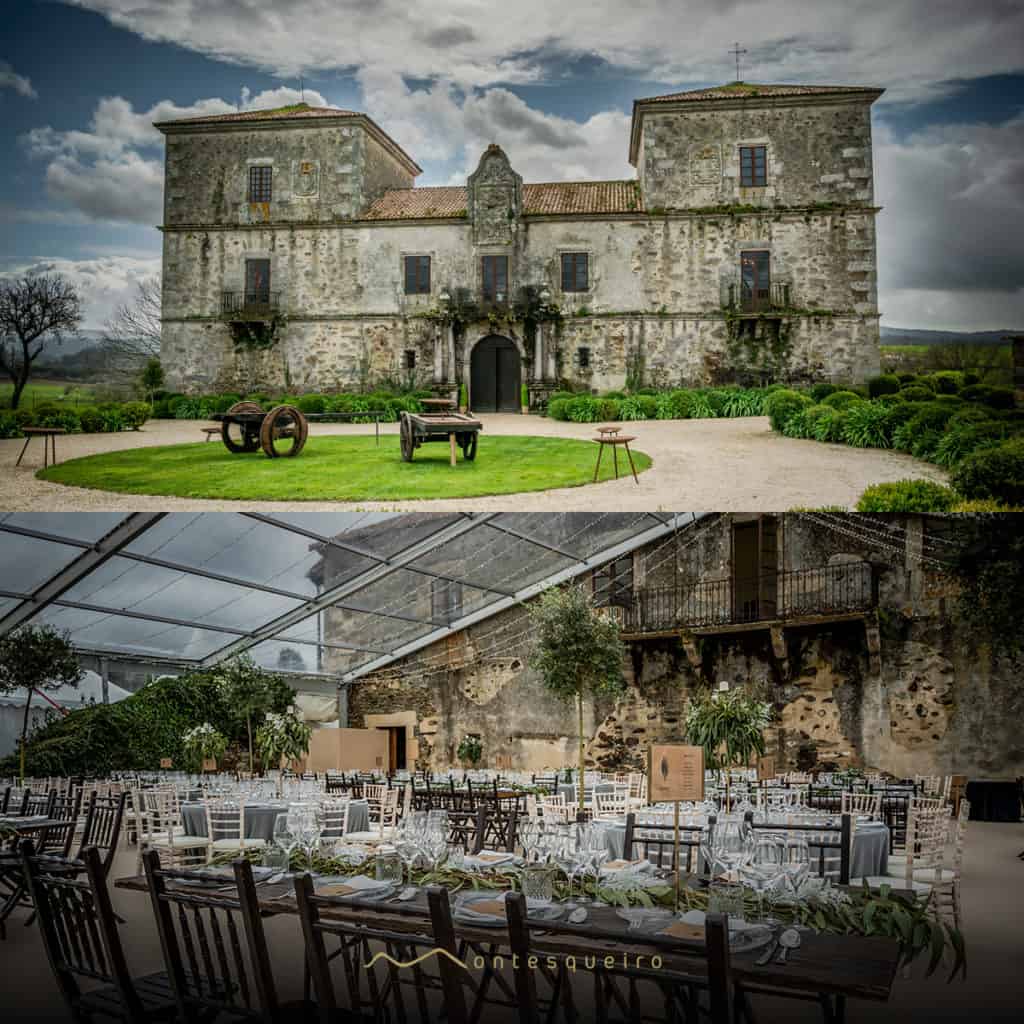 espacio para catering en Galicia Montesqueiro Catering dispone de dos pazos en Galicia para celebrar tu evento